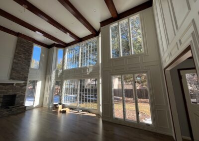 living room painted walls and ceiling