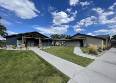 new paint on the exterior of a home