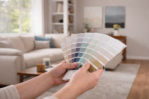 Choosing colors for a modern living room